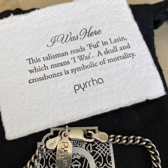 NEW! Pyrrha I Was Here Bar Bracelet Sterling Silver Rare Archived - Picture 3 of 9